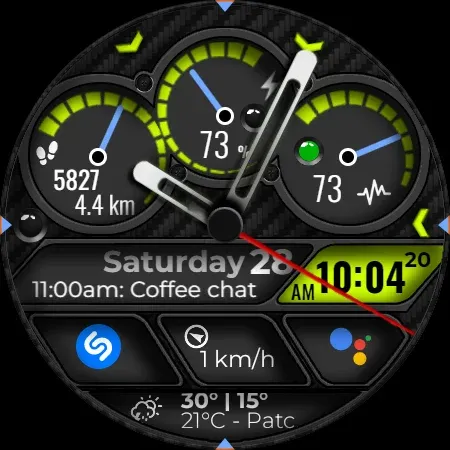 Digital Watch Face CUE103 screenshot 12