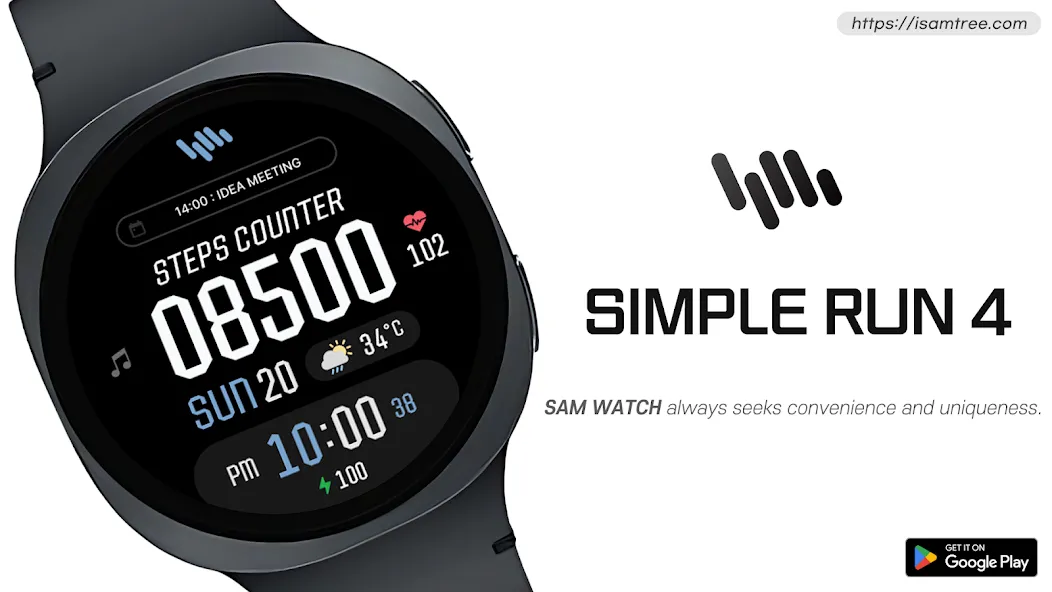SamWatch Simple Run 4 screenshot 1