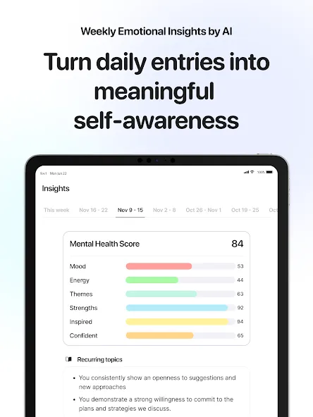 Justly: AI Journal, AI Therapy screenshot 10