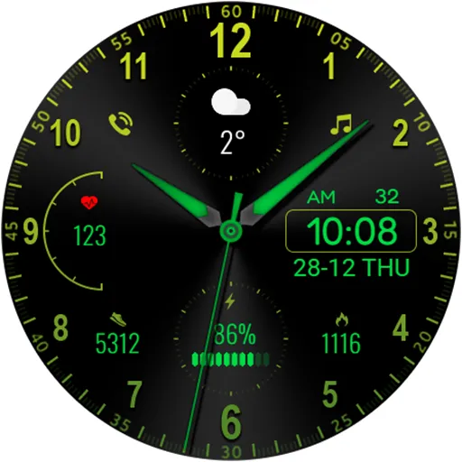 Minimal MINOL URX55 Watch face screenshot 17