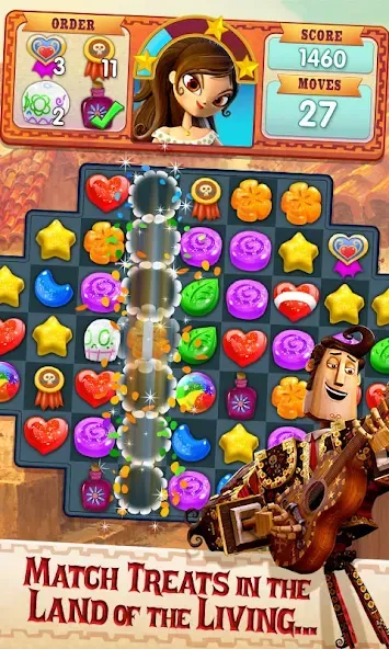 Sugar Smash: Book of Life screenshot 1