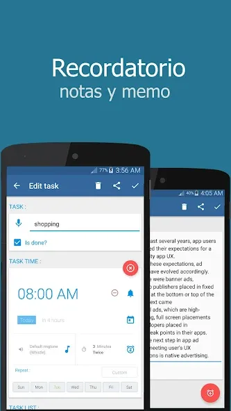 Lista de Tareas Recordatorio screenshot 2