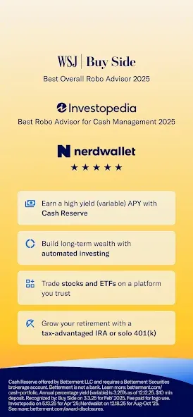 Betterment Invest & Save Money screenshot 2