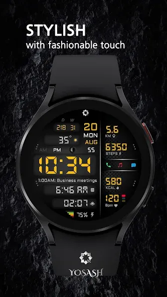 A445 Digital Health Face screenshot 2