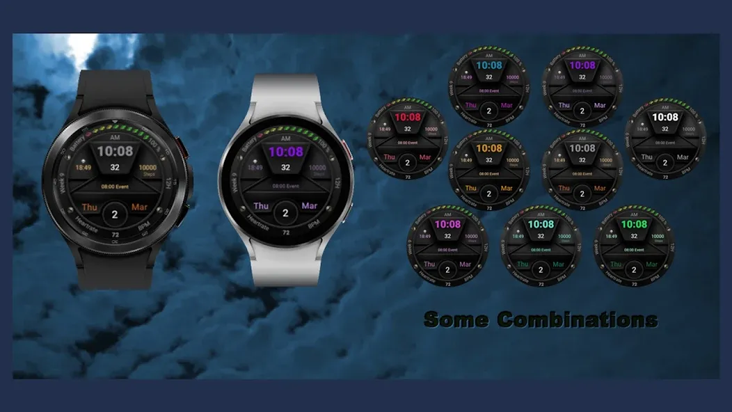 TSD48 Digital Watch Face screenshot 17