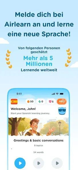 Airlearn – Sprachen lernen screenshot 1