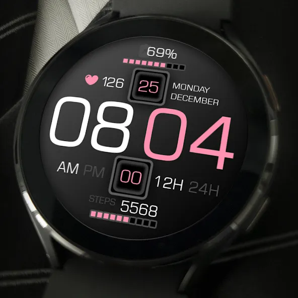 Key111 Digital Sport WatchFace screenshot 5