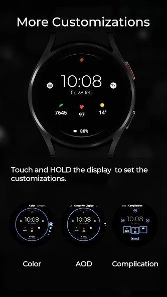 TVV Minimal 5 Watch Face screenshot 5