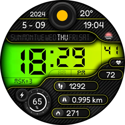 Digital Lork Watch Face screenshot 16