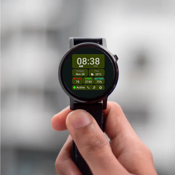 Modular Data Watch Face screenshot 4