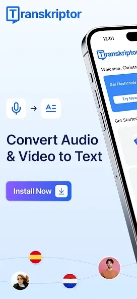 Transkriptor - Speech to Text screenshot 1