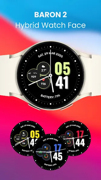 Baron 2: Hybrid Watch Face screenshot 5