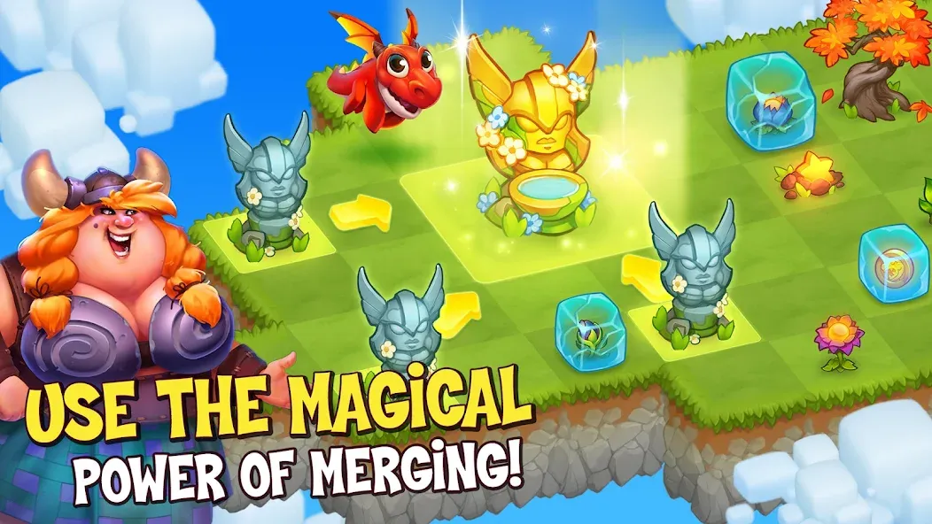 Merge World Above Magic Puzzle screenshot 1