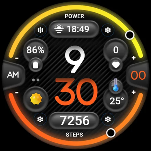 OMG 31 Digital Watch Face screenshot 28