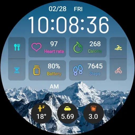 ZKin Watch Face Day and Night screenshot 7