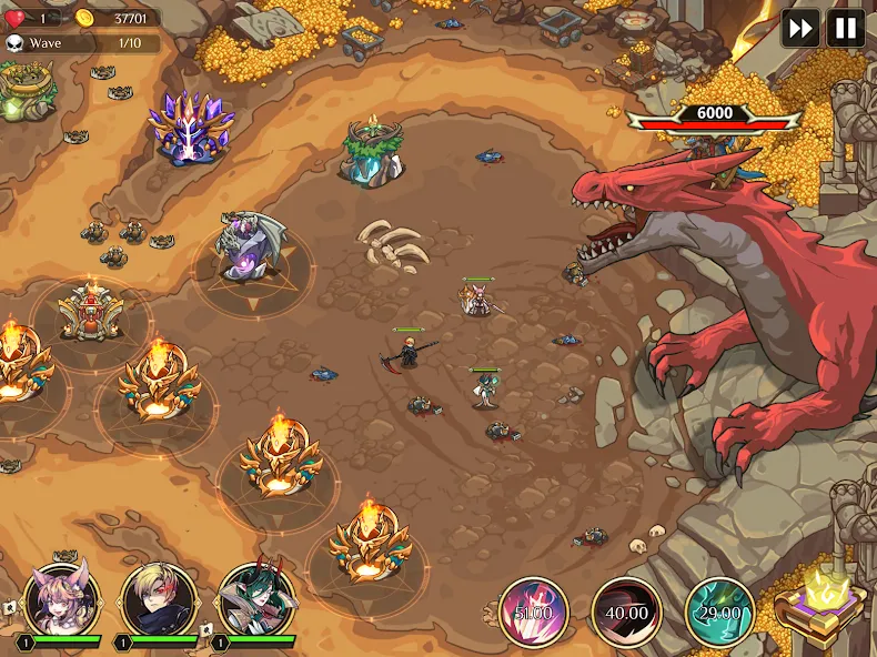 Kingdom War: 타워 디펜스 TD screenshot 11