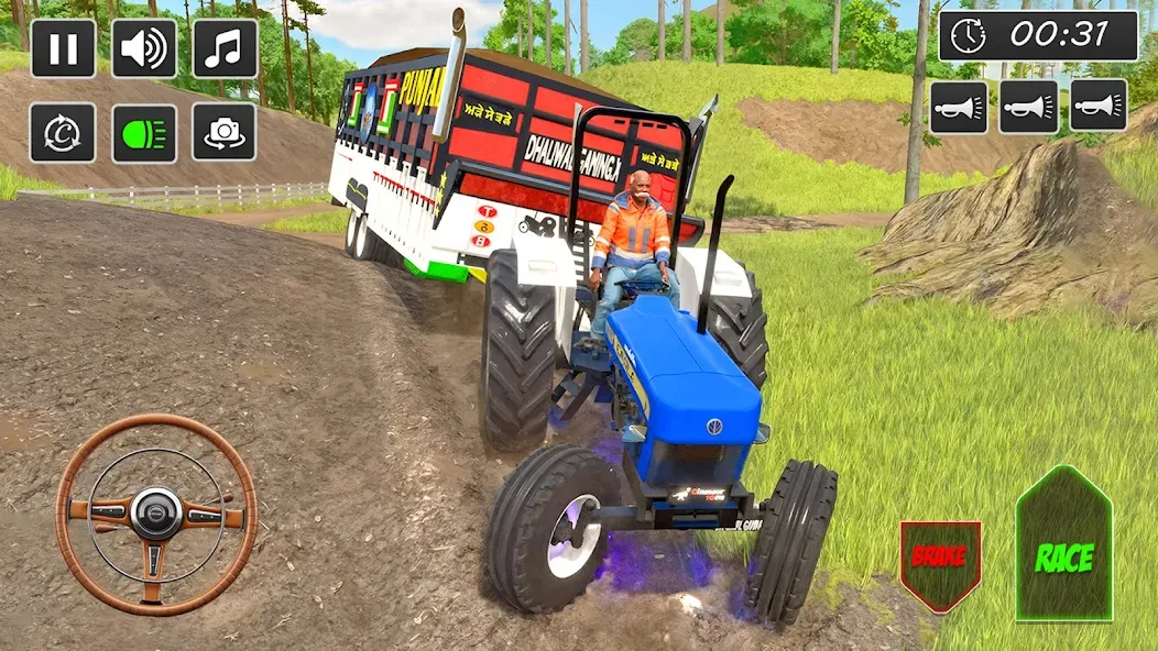 Real Farm Tractor Driving Game screenshot 6