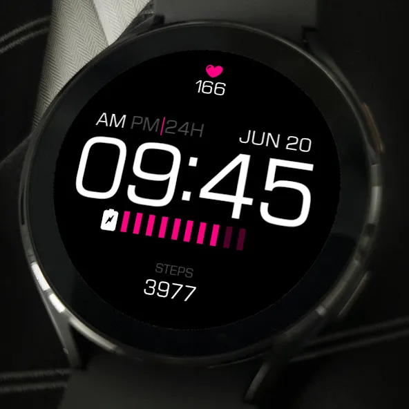 Digital Watch Face Key071 screenshot 4