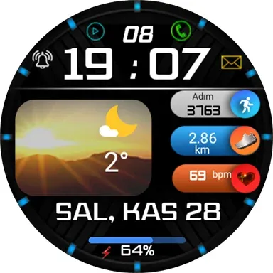 FSW248 digital Watchface screenshot 20