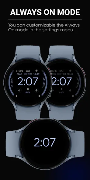JHW Digital Info: Watch face screenshot 5
