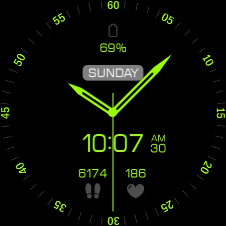 Key063 Analog Watch Face screenshot 25