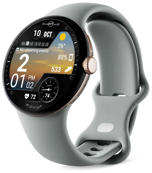 WearOS Hybird WatchFace NTV567 screenshot 24