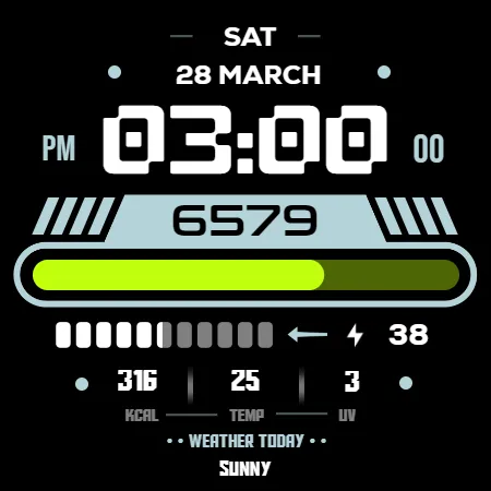 Stepox WatchFace screenshot 12