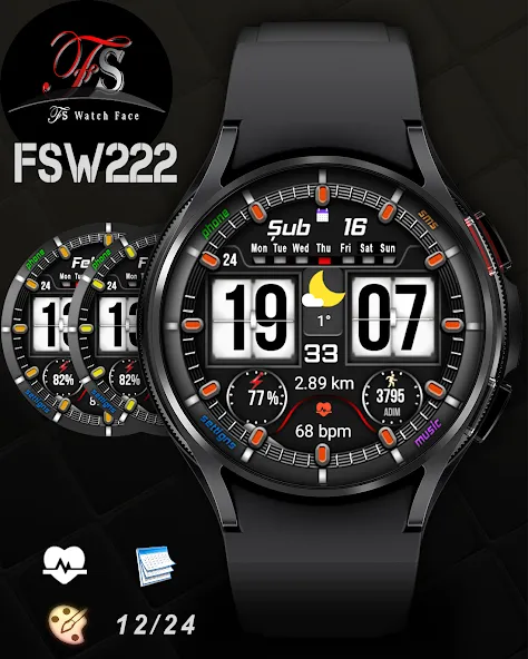 FSW222 WATCHFACE screenshot 1