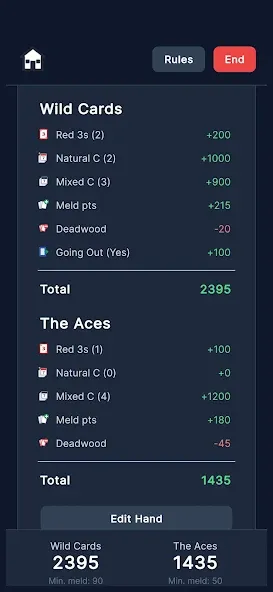 Canasta Score Pro - Ad Free screenshot 7