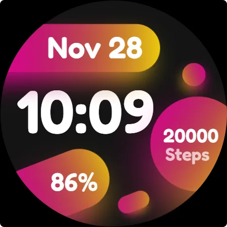 Simple Glob Watch Face screenshot 11