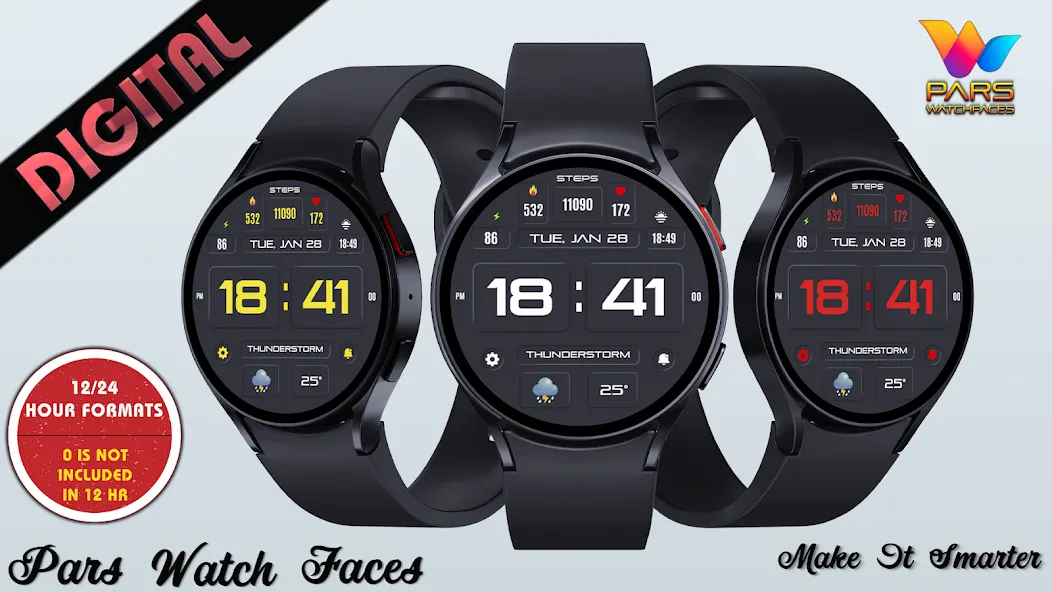 Suva Digital Watch Face screenshot 2