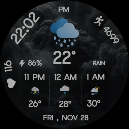 Hourly Weather for Wear OS screenshot 24