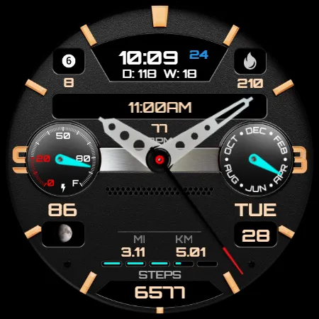 T002 BASILEUS Hybrid WatchFace screenshot 10
