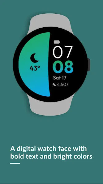 Duo Digital watch face screenshot 1