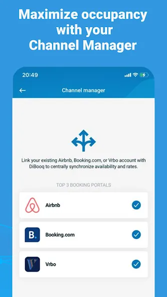 DiBooq - Channel Manager App screenshot 3