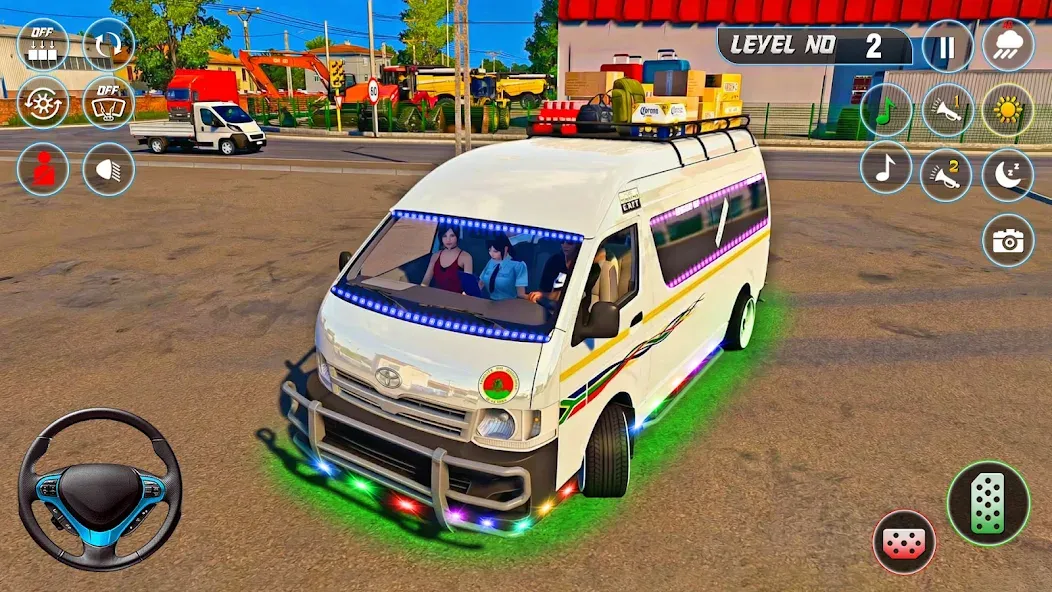 Mini Coach Bus Driving Bus Sim screenshot 7