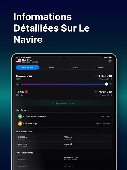 MarineRadar: Suivi des navires screenshot 12