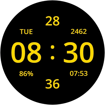 Less Is More - Watch Face screenshot 10