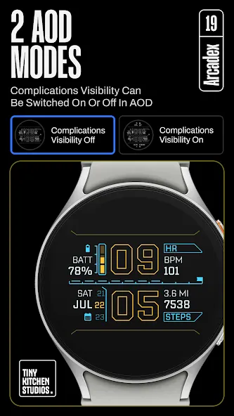 TKS 19 Arcadex Watch Face screenshot 4