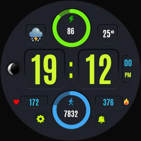 Penia Digital Watch Face screenshot 34
