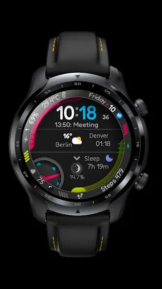 Digital Watch Face CUE115 screenshot 7