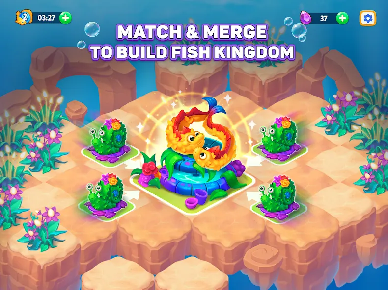 Sea Merge: Fish & Merging Game screenshot 12