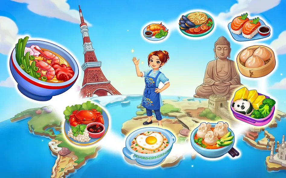 Juegos de comida: Cocinera screenshot 9