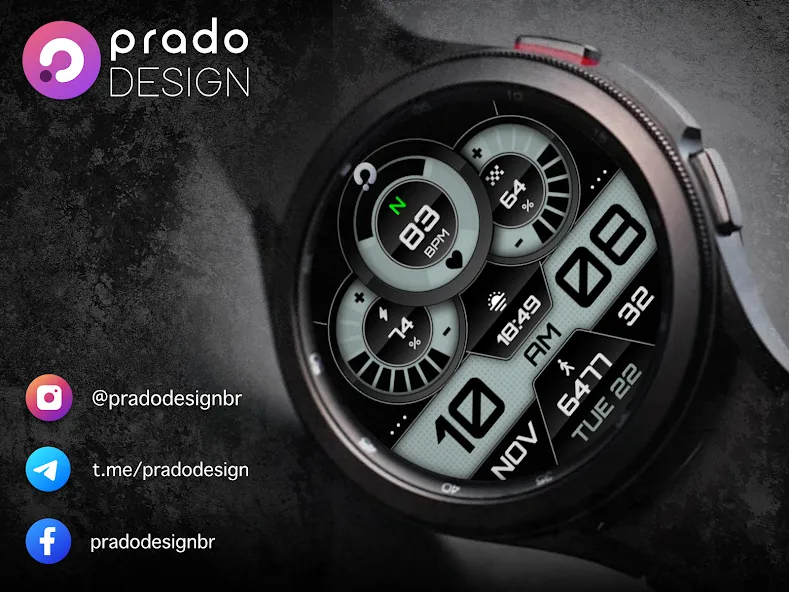 PRADO X143 Digital Watch Face screenshot 8