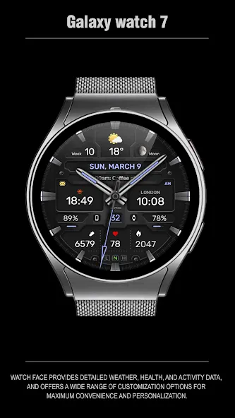 WFP 133 Brutal watch face screenshot 6