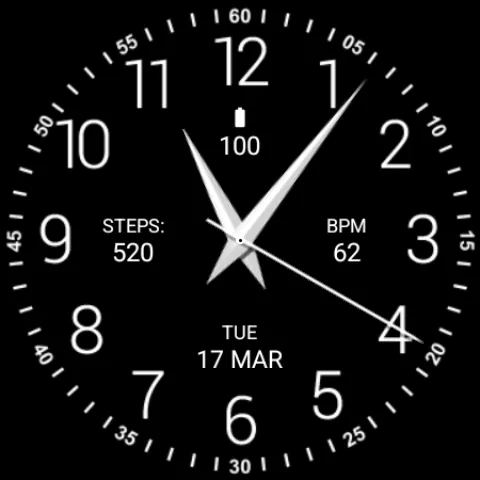 Minimalist Analog M Watch Face screenshot 7