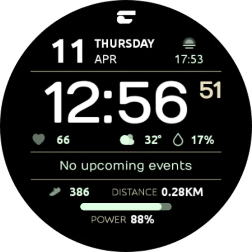 EXD035: Digital Watch Face screenshot 25