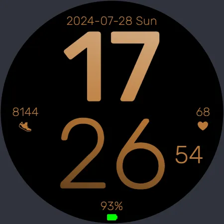Rose Gold Elegant Watch Face screenshot 8