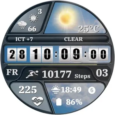 N-SPORT742 SuperDial Weather screenshot 9