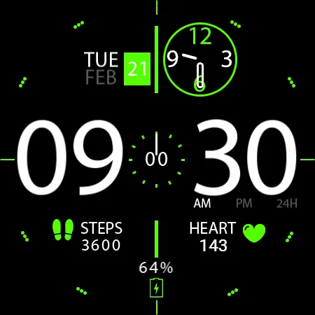 Key026 Hybrid Watch Face screenshot 25